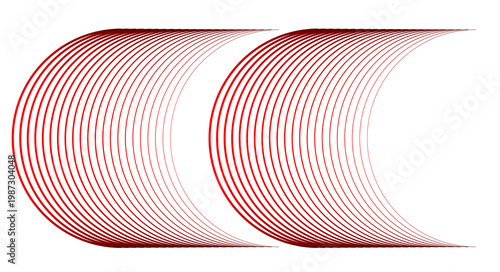 Futuristic Red Digital Data Network with Fast Internet Speed and Wave Effect