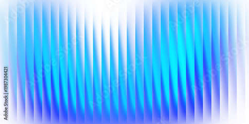 Abstract glowing blue fractal glass gradient texture isolated on transparent background, Futuristic geometric ribbed glass. Glass gradient texture for modern digital design and backgrounds