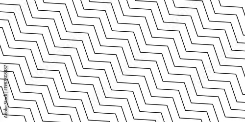Waves line set. Wave ornament pattern. Set of wavy zigzag lines. Wave thin line background. vector