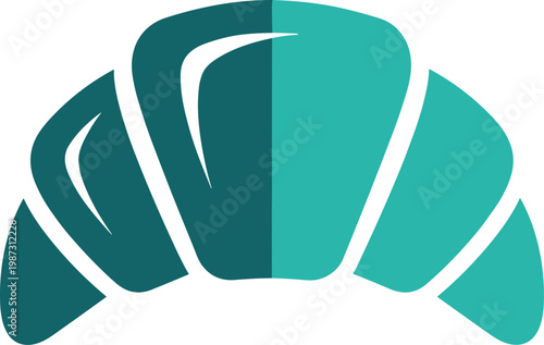 Croissant pastry baked goods sweet treat or breakfast food item flaky dough French bakery dessert snack.