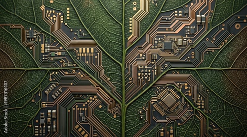 Eco-Friendly Technology Nature Meets Circuitry