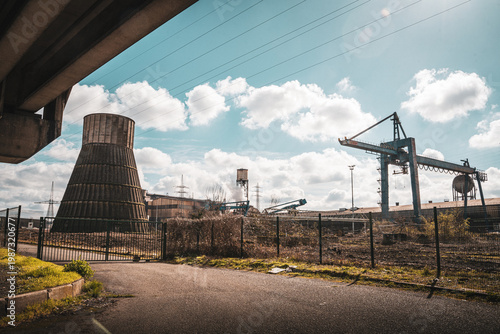 Paysages Industriel de la ville de Charleroi en Belgique