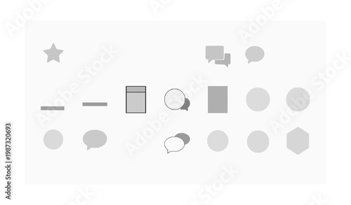 Minimal line feedback icons set with customer review rating support and testimonial symbols vector