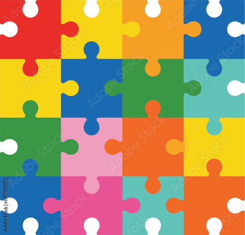 Incomplete jigsaw puzzle teamwork design set of puzzle icons representing collaboration problem solving connection strategy and group effort in modern vector icon style for business 