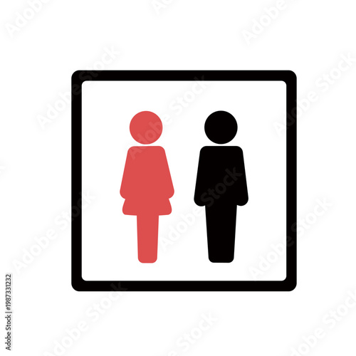 トイレ　ピクト　トイレマーク　ピクトグラム　サイン