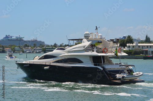 Ultra luxury yacht  near Port of Miami