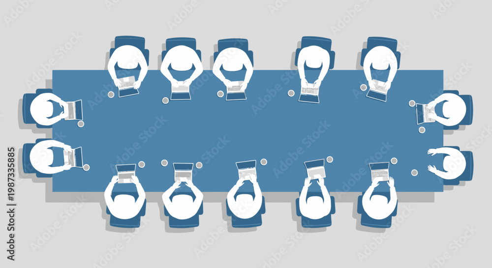 Fototapeta premium Set of beer bottle vector icons and symbols with bottle caps on a blue and white background for web button design illustration