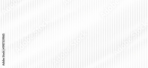 Transparent corrugated plastic ribbed glass background with abstract line patterns. 3D gradient light effects for retail windows or architectural panels. Vintage chrome reflections or polycarbonate.