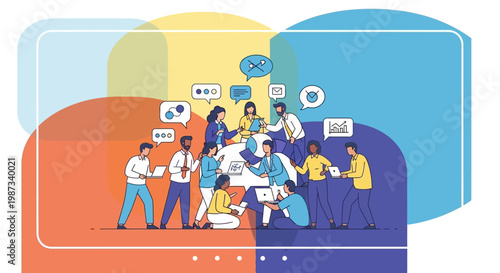 People Working Team Collaboration.