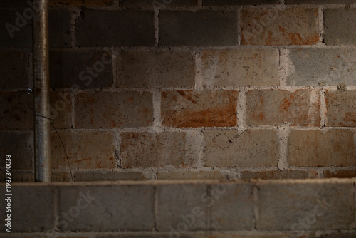 Brick wall background construction texture detail