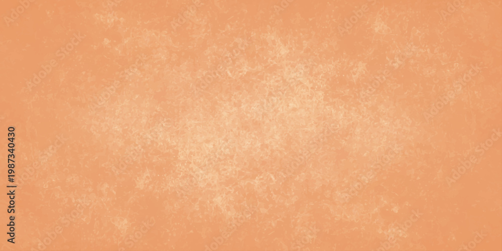 Fototapeta premium Abstract orange grunge texture background with distressed weathered plaster wall effect. Vintage brown wood texture background featuring a grungy aged surface with an antique pattern