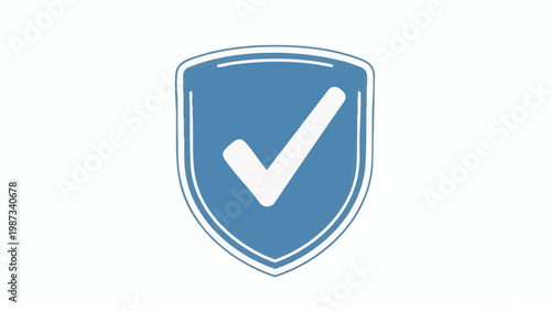 Verified Security Shield Icon - Approved Safety Symbol for Business & Compliance