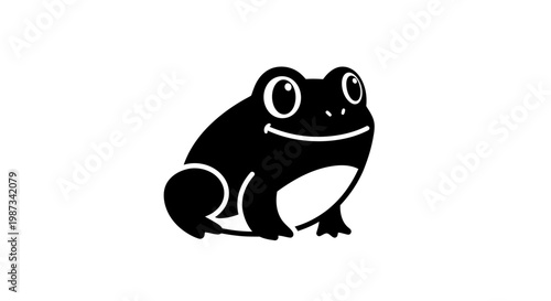 vector illustration of a frog
