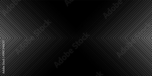 Linear arrow halftone background. Striped gradient triangle texture. Line arrows center pointing. Thin to thick repeating stripe backdrop for poster  cover  banner. Vector masculine sporty wallpaper