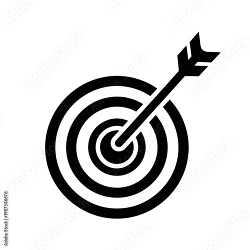 Target with Arrow Hit a Bullseye