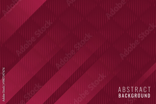 Stylish maroon abstract background with geometric diagonal stripes and textured vertical lines. Ideal for sports apparel design, professional banners, and elegant digital wallpaper backgrounds.