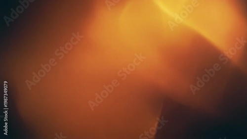 Overlay GIF Background with Warm Orange Light Leak and Flare
