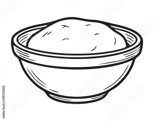 Preparing bread in rustic kitchen. Setting up baking area with tools and fresh bread in rustic kitchen. Arranging kitchen utensils and preparing delicious handmade bread in rustic culinary setting