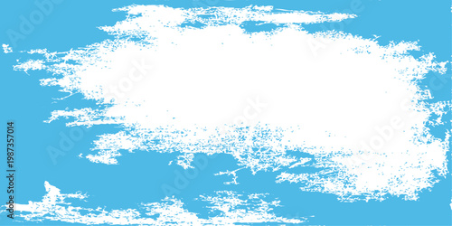 A vibrant skyscape featuring a solitary cloud floating against a backdrop of endless blue. A simple, yet mesmerizing display of the atmosphere.