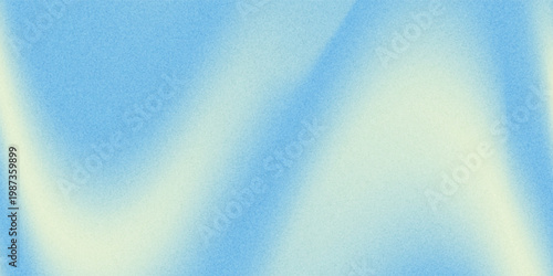 Beautiful Flowing Summer Color Abstract Background. Sky blue and cream gradient mesh background. Refreshing abstraction artwork. Vector