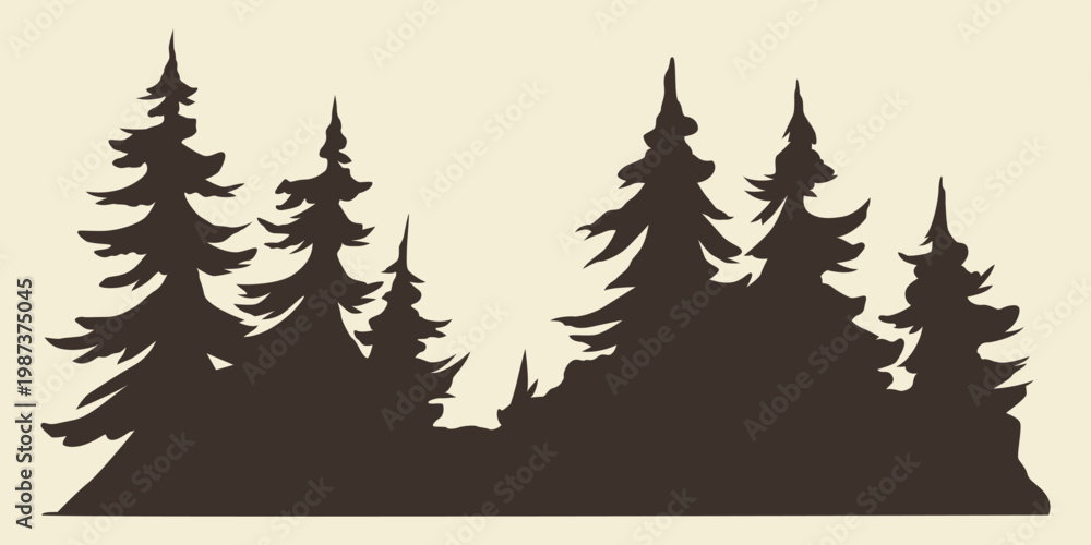 Obraz premium Camping in the woods at night