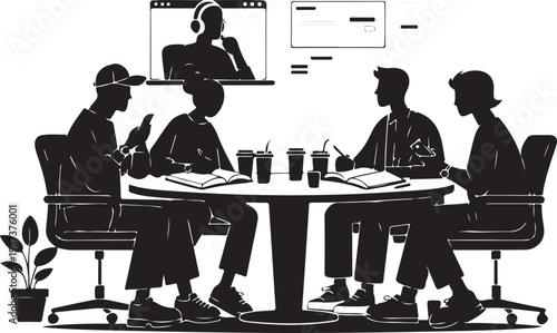 Hybrid Business Meeting