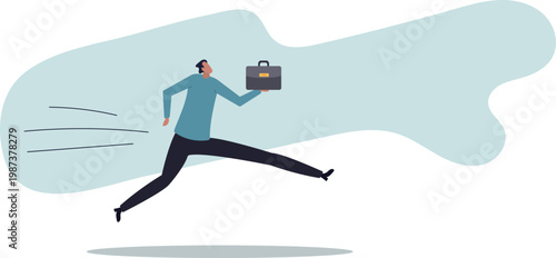 Business motivation or agility, success in fast change business competition, career challenge .human life and situation.