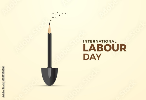 International Labour Day, Happy Labour Day, Creative ads for Workers Day.
