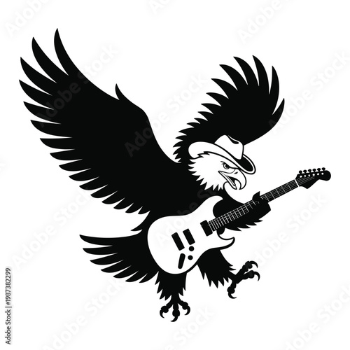 Dog sniffing flowers silhouette illustration