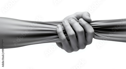 a hand pulling itself backward while trying to move forward