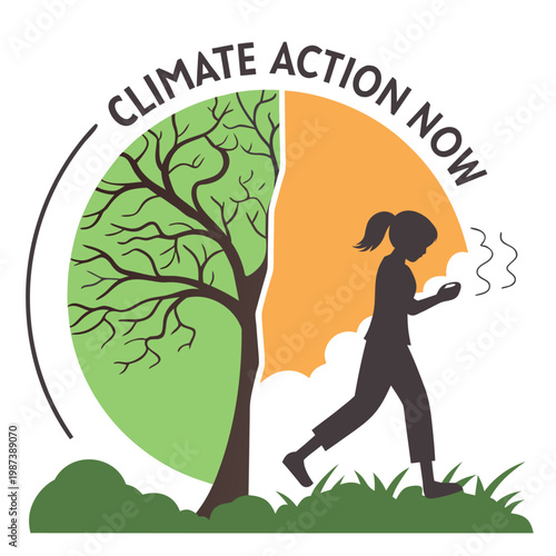 Climate action now protecting planet from global warming with nature conservation
