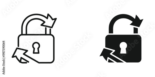 Contrast between secure and insecure digital lock mechanisms on devices