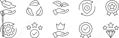 Product Features Vector Art & Graphics icon design
