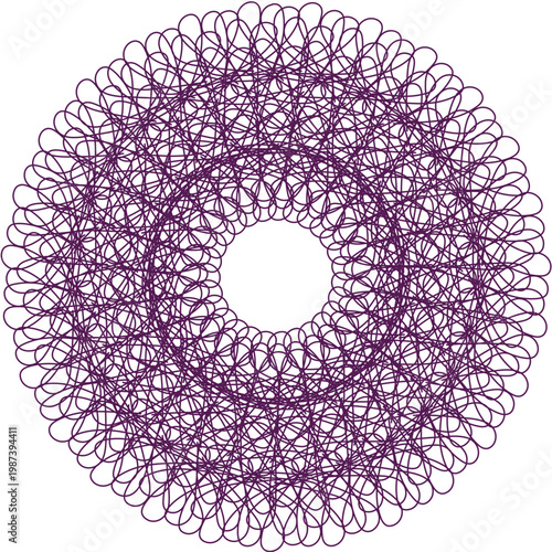 round lace pattern