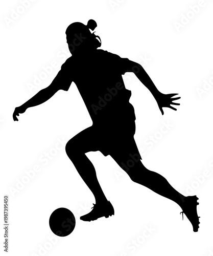 football player silhouette vector art