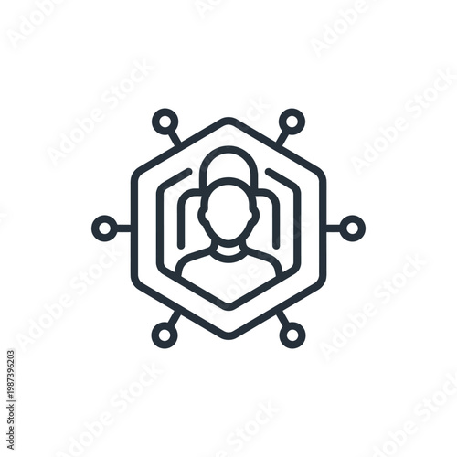 Cryptographic Biometric Token Icon