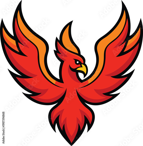 A fiery set of orange burning wings and vector flame icons creates a hot tattoo design element featuring a blazing bonfire and dangerous heat symbol illustration