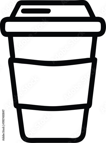 Coffee cup icon set. Cups of coffee tea collection. Hot drink icon. Disposable cup. Cup coffe with steam. Flat style - stock vector.