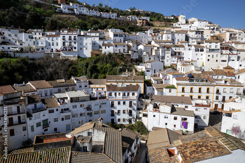 Aerial view of Setenil de las Bodegas