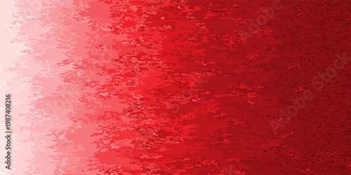 Abstract red grunge gradient texture with rough noise creating distressed bold artistic background composition