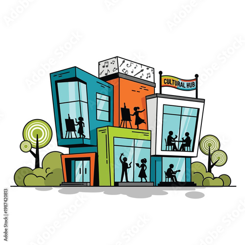 Vibrant community cultural hub promoting diverse artistic expression and creative learning experiences