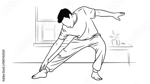 sketch of a woman sitting on a chair