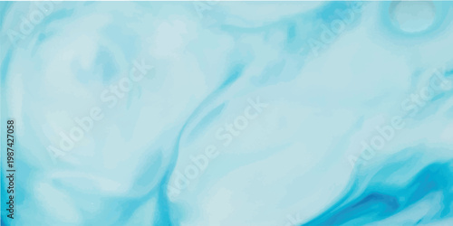 An abstract blue silk background features a soft satin fabric texture with wave patterns resembling cold winter ice and light clouds in a blue sky