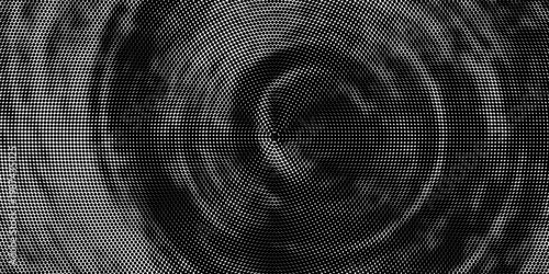 Dotted gradient halftone background. Horizontal seamless dotted pattern in pop art style. Abstract modern stylish texture. Fade gradient black and white half tone background. Eps10
