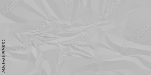 abstract white and gray parchment wrapping crumpled paper texture. creased page wrinkle retro rough distressed damage paper texture background.