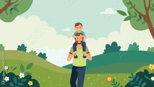 Person with backpack enjoying a scenic outdoor hike in nature