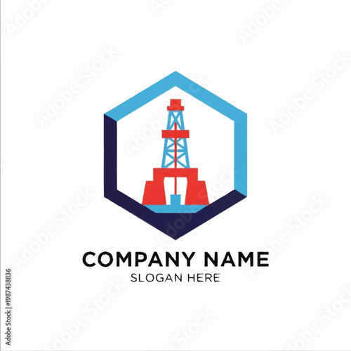 Drilling Rig Oil Extraction Tower.