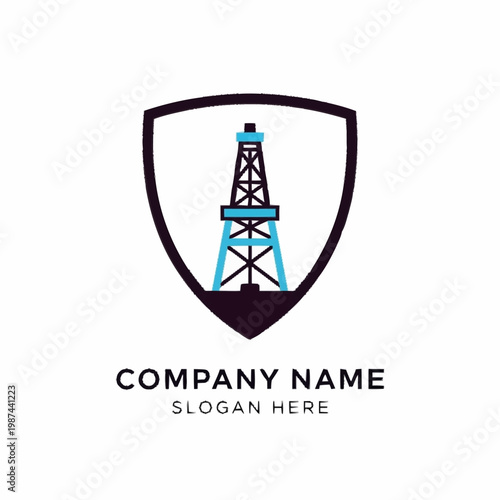 Drilling Rig Oil Platform Structure.