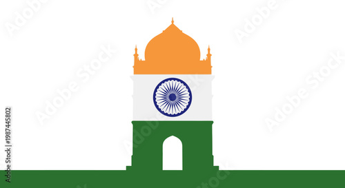 India Gate national monument symbol.