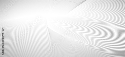 Black concentric circle texture. Radial geometric pattern background. Linear epicenter, radar, target concept. Round rippled halftone ring wallpaper for brochure, template, poster, overlay. Vector